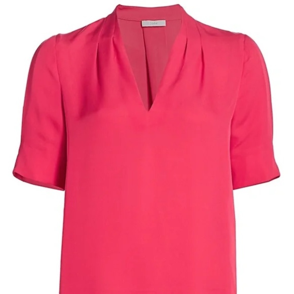 NWT Joie Ance Silk Blouse in Hibiscus 🌺